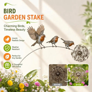 RobinRemembrance™ Stake 🐦❤️ — A Loving Garden Tribute